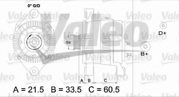437422 Valeo Генератор
