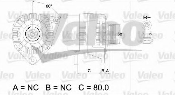 437485 Valeo Генератор для Iveco Daily III