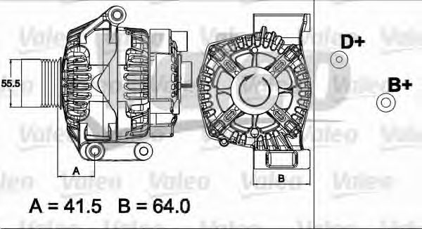 437504 Valeo Генератор