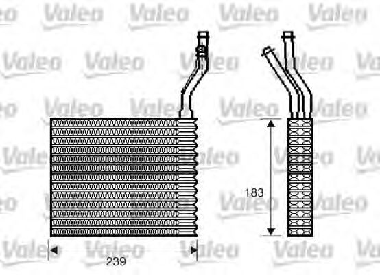 812367 Valeo Радіатор пічки