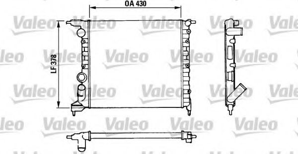 816658 Valeo Радіатор охолодження двигуна
