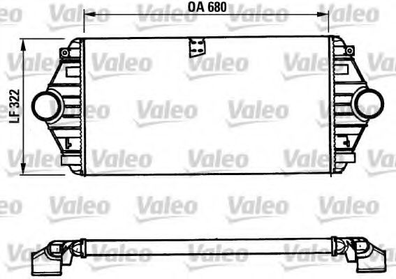 816851 Valeo Интеркулер