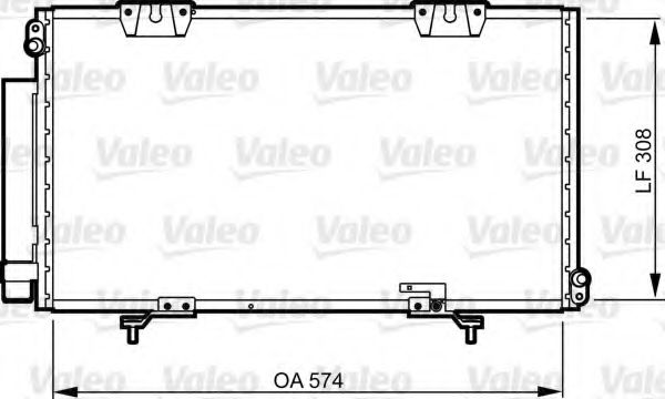 817803 Valeo Радіатор кондиціонера