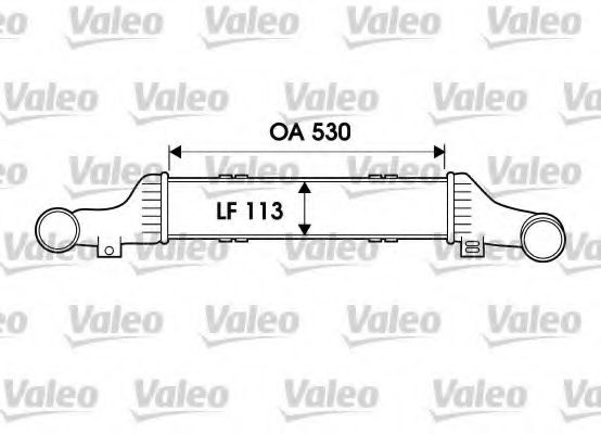 817911 Valeo Інтеркулер для Mercedes E-Class