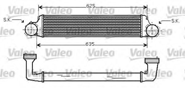 818715 Valeo Интеркулер