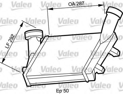 818815 Valeo Інтеркулер