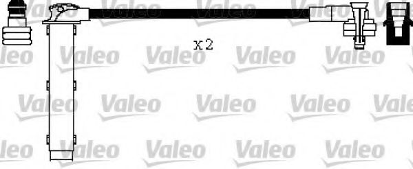 346552 Valeo Комплект дротів запалювання