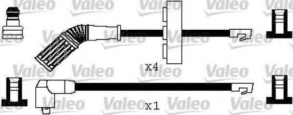 346524 Valeo Комплект проводов зажигания