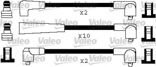 346479 Valeo Комплект проводов зажигания для Jaguar XJ