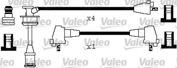 346444 Valeo Комплект проводов зажигания