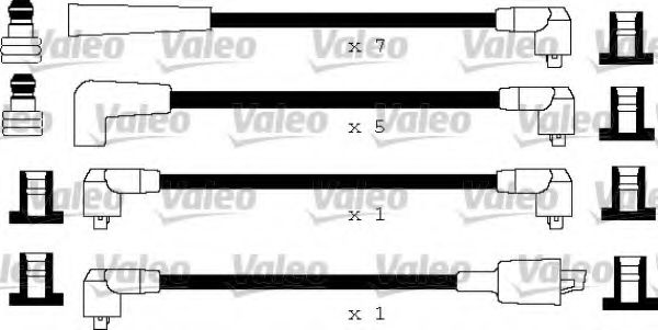 346394 Valeo Комплект проводов зажигания