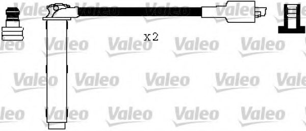 346337 Valeo Комплект проводов зажигания
