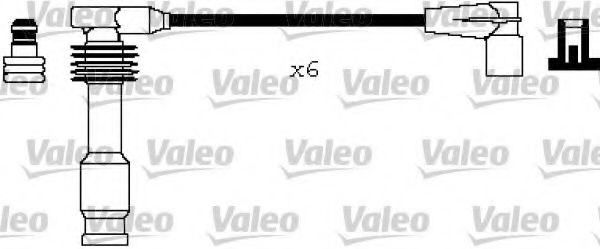 346279 Valeo Комплект дротів запалювання