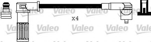 346262 Valeo Комплект дротів запалювання