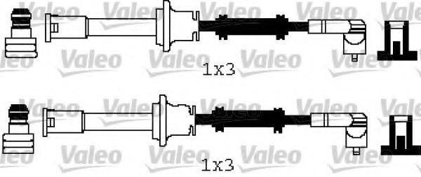 346245 Valeo Комплект дротів запалювання