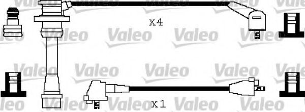 346189 Valeo Комплект проводов зажигания
