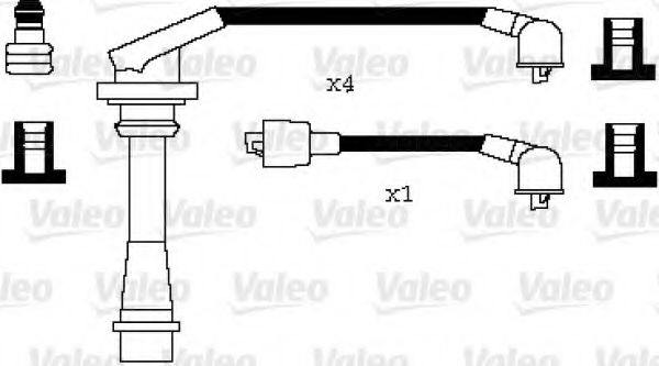 346076 Valeo Комплект проводов зажигания для Daihatsu Feroza