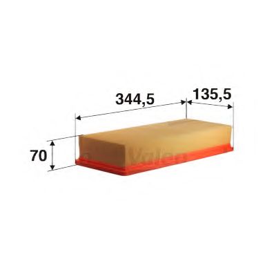 585028 Valeo Повітряний фільтр