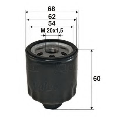 586011 Valeo Оливний фільтр