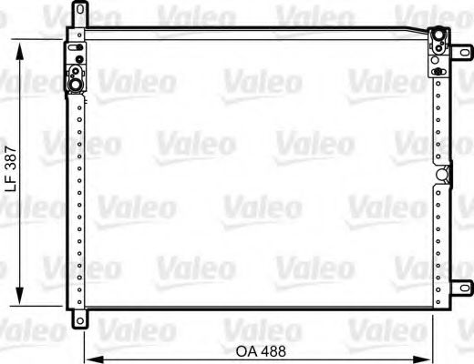 814293 Valeo Радиатор кондиционера