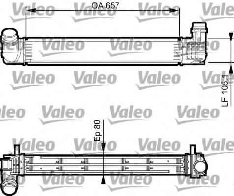 818270 Valeo Интеркулер