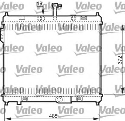 735515 Valeo Радиатор охлаждения двигателя для Hyundai Getz
