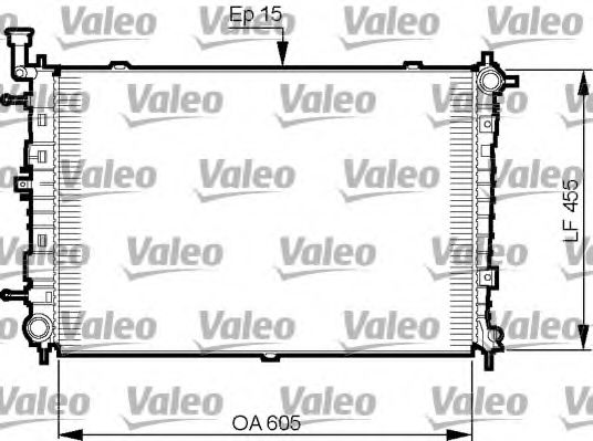 735516 Valeo Радіатор охолодження двигуна