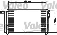 814349 Valeo Радиатор кондиционера для Kia Rio