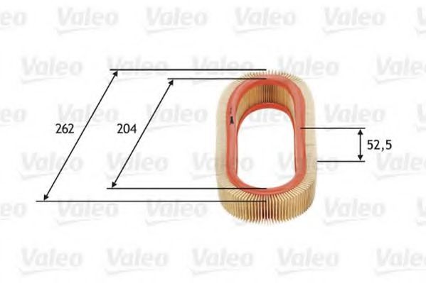 585641 Valeo Воздушный фильтр