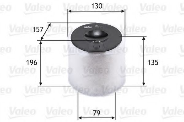 585663 Valeo Повітряний фільтр