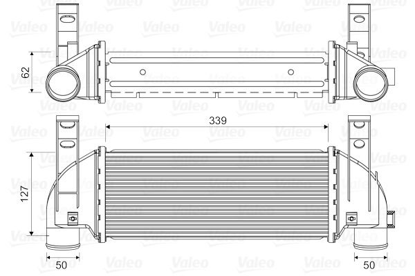 818353 Valeo Интеркулер