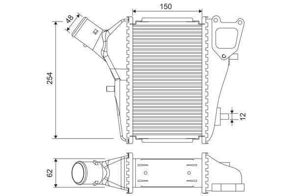 818686 Valeo Интеркулер для Honda CR-V