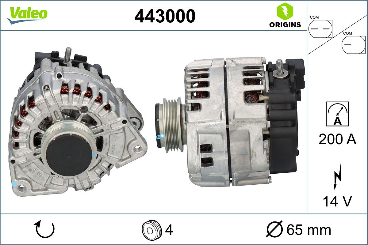 443000 Valeo Генератор