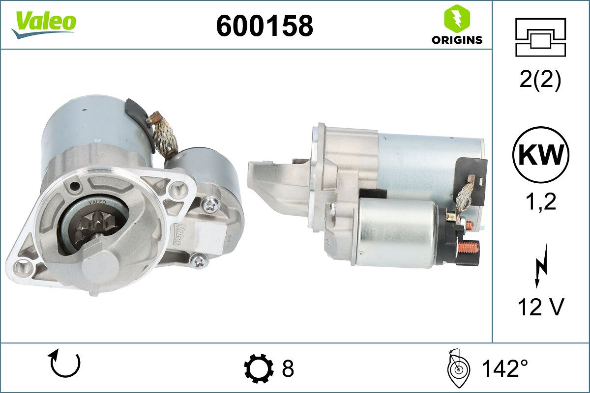 600158 Valeo Стартер