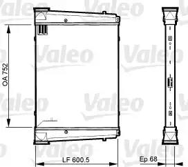 818882 Valeo Интеркулер