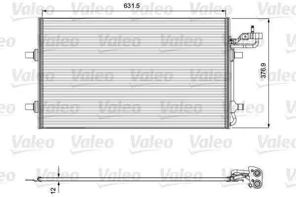 814323 Valeo Радіатор кондиціонера