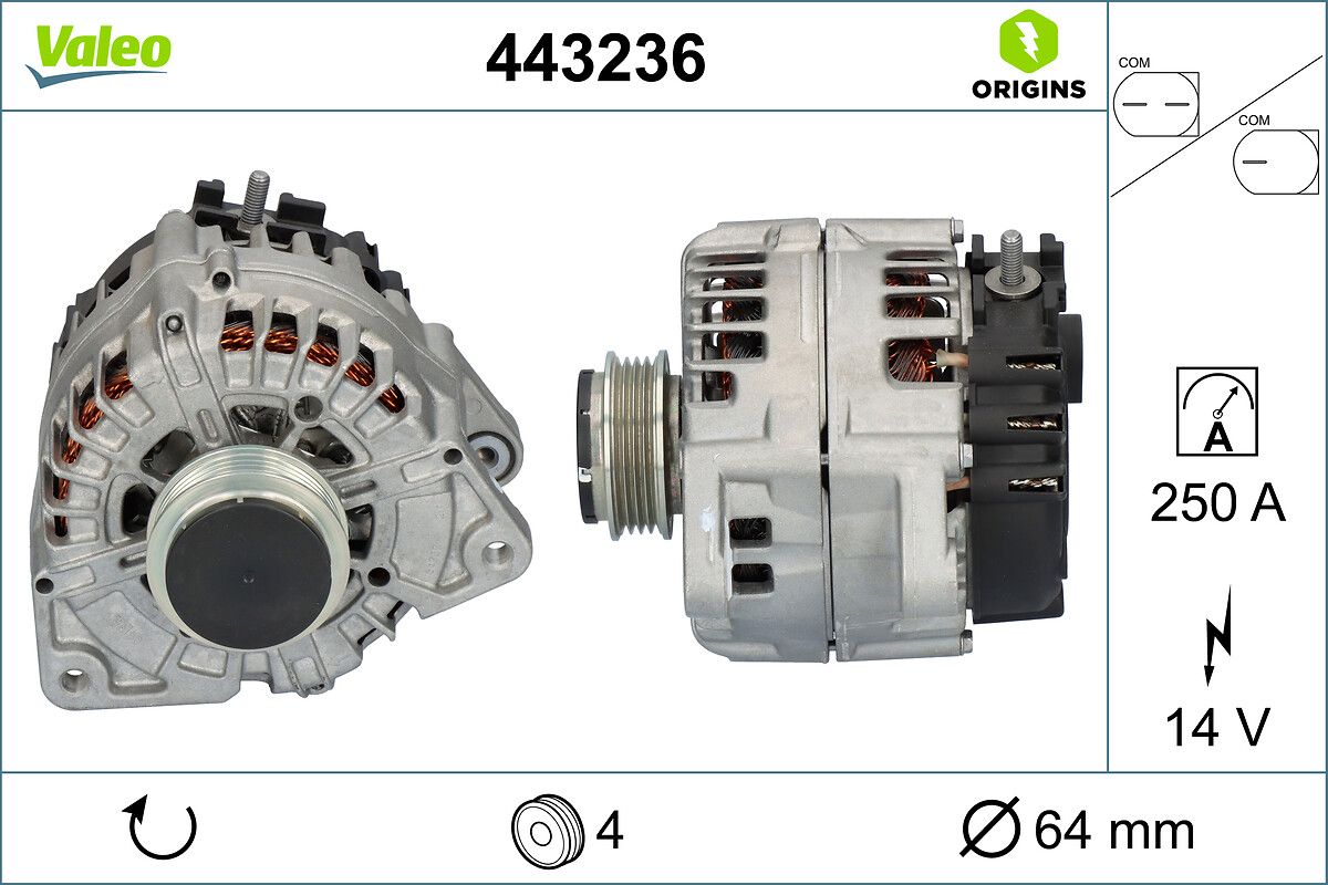 443236 Valeo Генератор