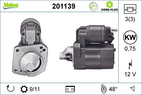 201139 Valeo Стартер