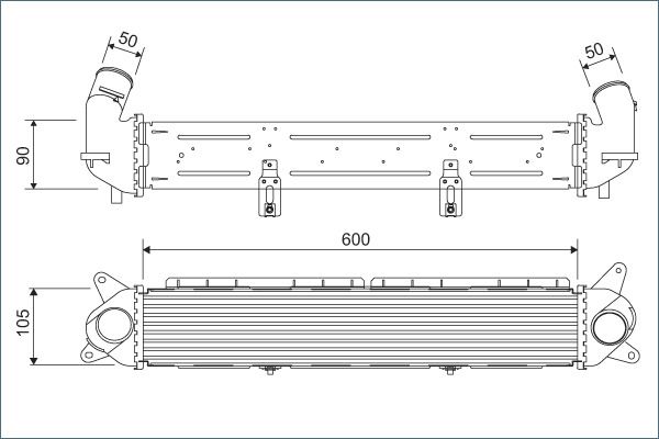 822928 Valeo Інтеркулер