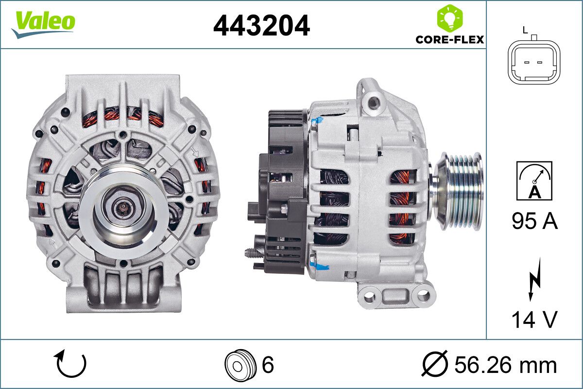 443204 Valeo Генератор