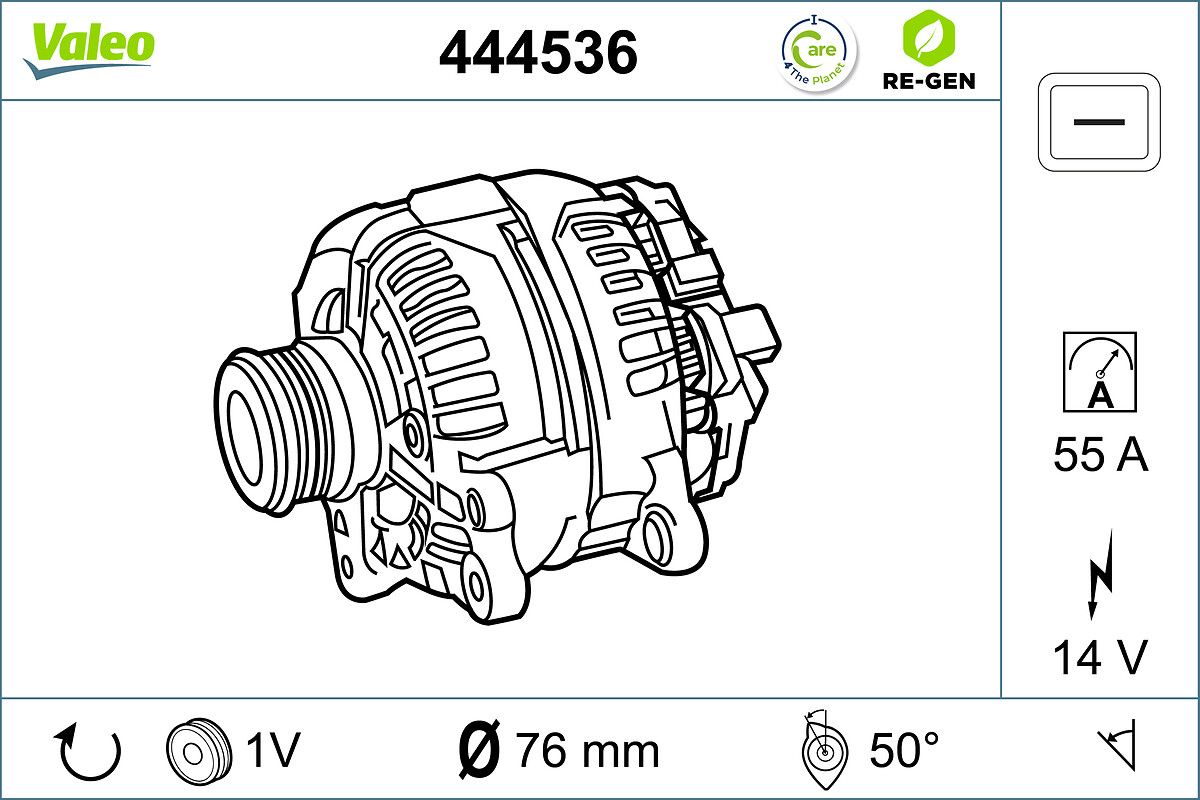 444536 Valeo Генератор