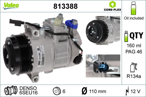 813388 Valeo Компресор кондиціонера