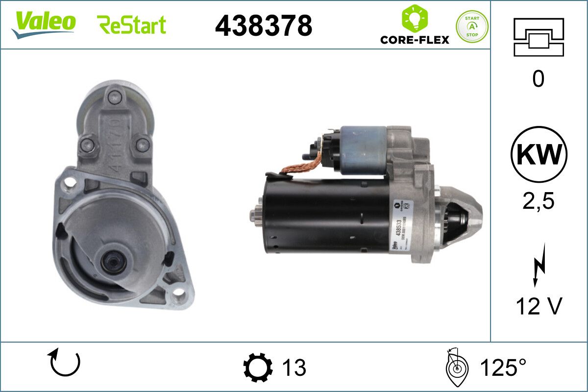 438378 Valeo Стартер