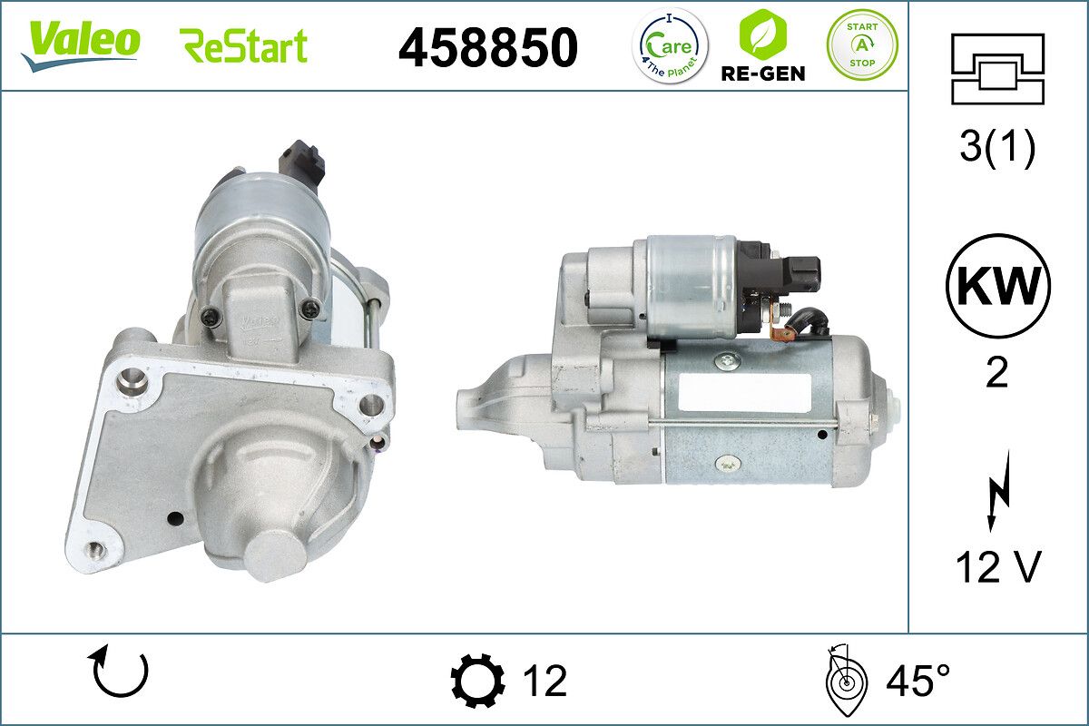 458850 Valeo Стартер