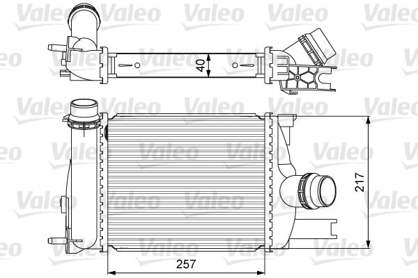 818622 Valeo Інтеркулер