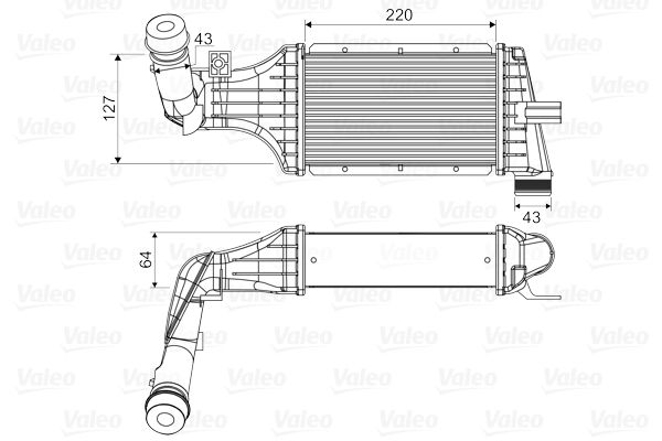 818660 Valeo Интеркулер