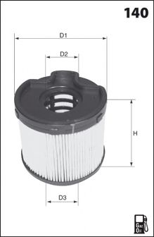 ELG5237 Mecafilter Топливный фильтр