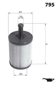 ELH4347 Mecafilter Оливний фільтр