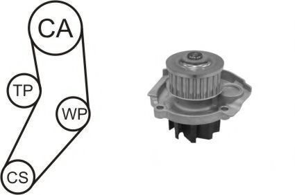 WPK-185202 Airtex Комплект ремня ГРМ + помпа