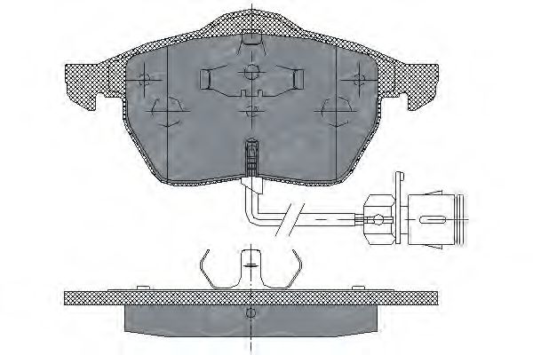 SP 178 SCT Germany Тормозные колодки